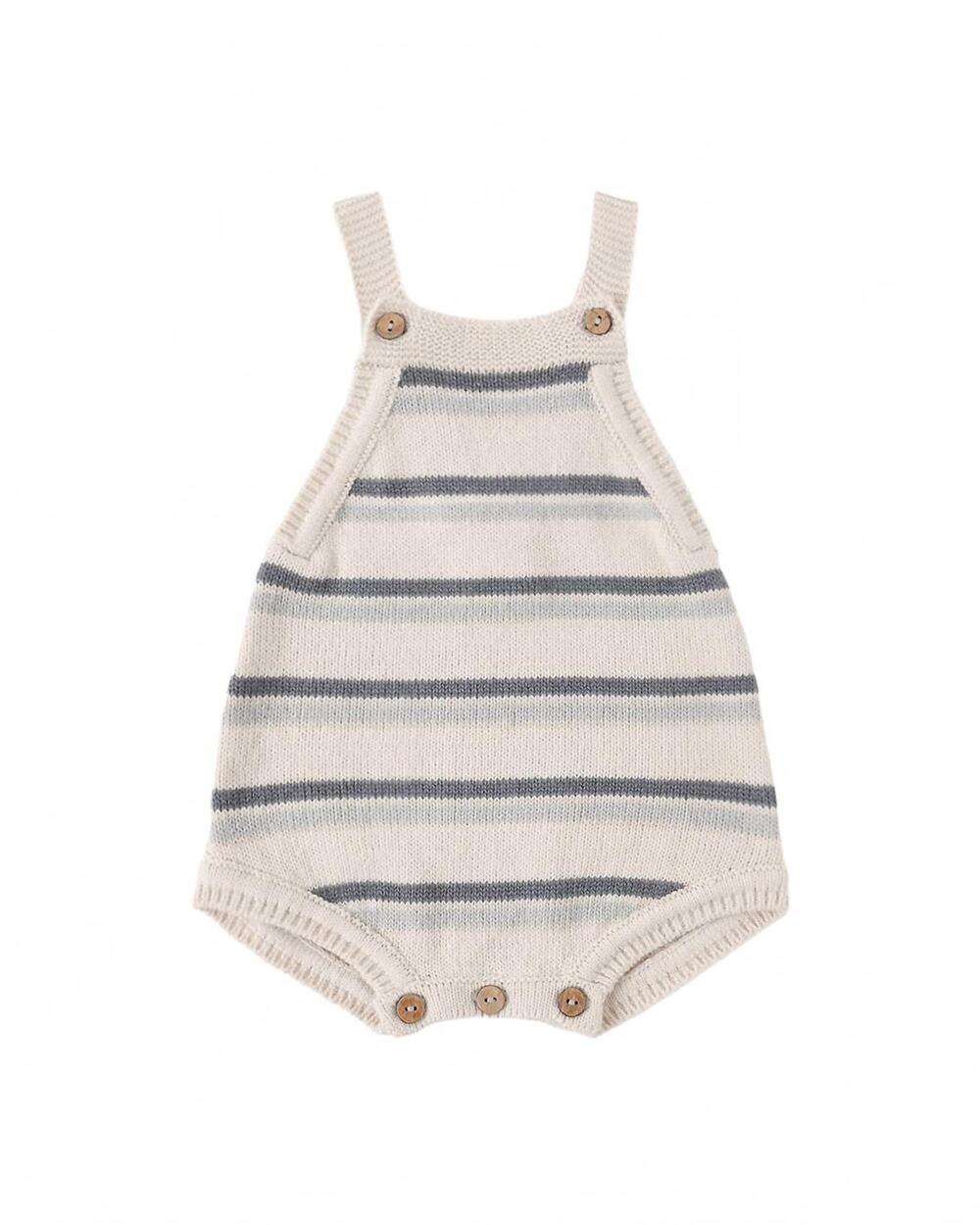 NEW QUINCY MAE quincy mae tatum romper ocean stripe in ocean stripe